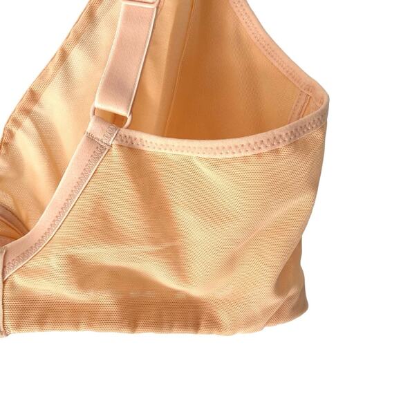 Knix x Ashley Graham Your Mesh Bra NWTs Size XL Wireless Peony Peachy Nude - Picture 7 of 8
